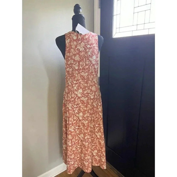 SOFT JOIE FLORAL SIZE M TANK SLEEVELESS SLIM FIT MIDI DRESS NWT - Picture 3 of 8